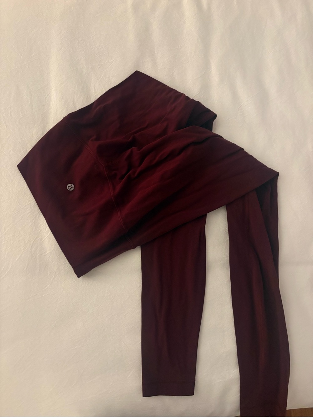 lululemon athletica Wine/Burgundy align Leggings like new